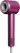 Purple hair dryer on a white background
